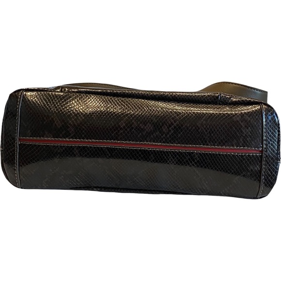 Hammitt Addie Medium Snake-Print Olivine Leather Tote Crossbody Bag - Picture 12 of 13